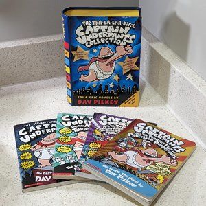 Captain Underpants: The Tra-la-Laa-Rific Bks. 1-4, Collection Set Dav Pilkey